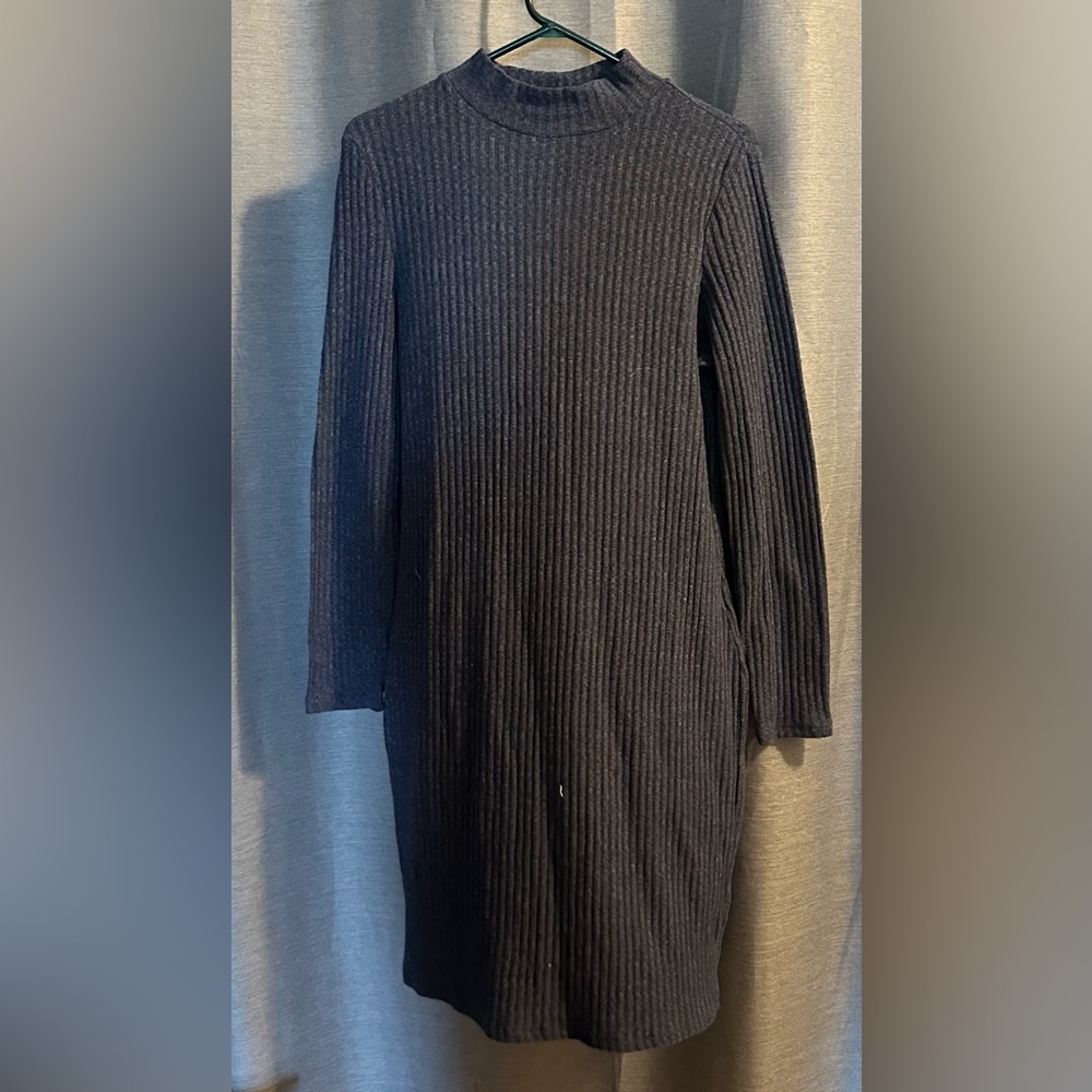 Blue Sweater Dress